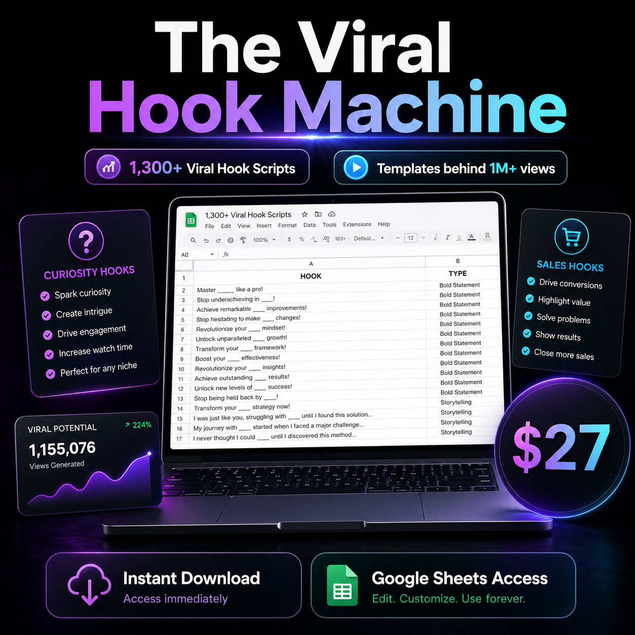 The Viral Hook Machine
